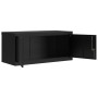 Aktenschrank aus schwarzem Stahl, 90 x 40 x 40 cm von vidaXL, Aktenschränke - Ref: Foro24-339718, Preis: 138,29 €, Rabatt: %