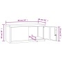 Aktenschrank aus schwarzem Stahl, 90 x 40 x 40 cm von vidaXL, Aktenschränke - Ref: Foro24-339718, Preis: 138,29 €, Rabatt: %