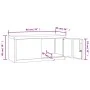 Aktenschrank aus schwarzem Stahl, 90 x 40 x 40 cm von vidaXL, Aktenschränke - Ref: Foro24-339718, Preis: 124,17 €, Rabatt: %