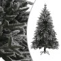 Árbol de Navidad artificial con luces y nieve PVC&PE 120 cm