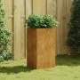 Jardinera de acero corten 40x40x80 cm de vidaXL, Maceteros y jardineras - Ref: Foro24-824524, Precio: 101,71 €, Descuento: %