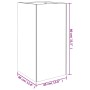 Pflanzgefäß aus Cortenstahl 40x40x80 cm von vidaXL, Töpfe und Pflanzgefäße - Ref: Foro24-824524, Preis: 109,83 €, Rabatt: %