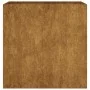 Jardinera de acero corten 80x40x80 cm de vidaXL, Maceteros y jardineras - Ref: Foro24-824525, Precio: 109,35 €, Descuento: %
