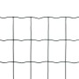 Set de euro valla acero verde 10x0,8 m