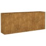 Jardinera acero corten 200x40x80 cm