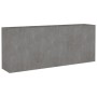 Jardinera acero corten 200x40x80 cm