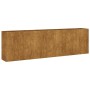 Jardinera acero corten 280x40x80 cm de vidaXL, Maceteros y jardineras - Ref: Foro24-824528, Precio: 224,43 €, Descuento: %