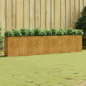 Corten steel planter 360x40x80 cm by vidaXL, Pots and planters - Ref: Foro24-824529, Price: 447,17 €, Discount: %