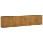 Jardinera acero corten 360x40x80 cm de vidaXL, Maceteros y jardineras - Ref: Foro24-824529, Precio: 342,89 €, Descuento: %