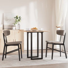 Patas de mesa de comedor estructura O acero 40x40x73 cm