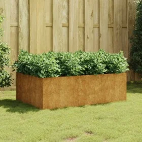 Corten steel planter 120x80x40 cm by vidaXL, Pots and planters - Ref: Foro24-824532, Price: 131,70 €, Discount: %