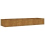 Jardinera acero corten 280x80x40 cm de vidaXL, Maceteros y jardineras - Ref: Foro24-824534, Precio: 202,68 €, Descuento: %