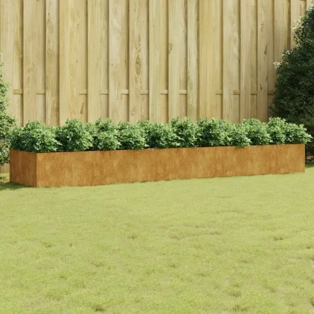 Jardinera acero corten 360x80x40 cm de vidaXL, Maceteros y jardineras - Ref: Foro24-824535, Precio: 232,20 €, Descuento: %