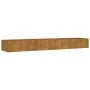 Jardinera acero corten 360x80x40 cm de vidaXL, Maceteros y jardineras - Ref: Foro24-824535, Precio: 232,20 €, Descuento: %