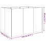 Jardinera acero corten 120x80x80 cm de vidaXL, Maceteros y jardineras - Ref: Foro24-824538, Precio: 195,96 €, Descuento: %