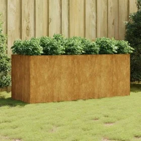 Jardinera acero corten 200x80x80 cm de vidaXL, Maceteros y jardineras - Ref: Foro24-824539, Precio: 277,90 €, Descuento: %