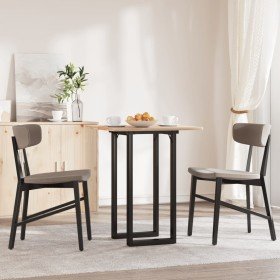 Patas de mesa de comedor estructura O acero 80x40x73 cm