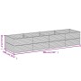 Pflanzgefäß aus Cortenstahl, 386 x 100 x 69 cm von vidaXL, Töpfe und Pflanzgefäße - Ref: Foro24-152005, Preis: 137,88 €, Raba...