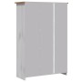 Armario de 3 puertas pino Panamá Range blanco 118x50x171,5 cm