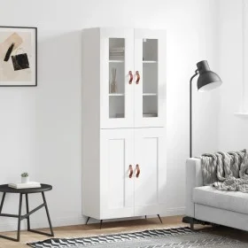 Hohes Sideboard Sperrholz weiß 69,5x34x180 cm von vidaXL, Sideboards - Ref: Foro24-3198313, Preis: 153,42 €, Rabatt: %