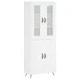 Hohes Sideboard Sperrholz weiß 69,5x34x180 cm von vidaXL, Sideboards - Ref: Foro24-3198313, Preis: 153,42 €, Rabatt: %