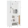 Hohes Sideboard Sperrholz weiß 69,5x34x180 cm von vidaXL, Sideboards - Ref: Foro24-3198313, Preis: 153,42 €, Rabatt: %