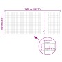Set de euro valla acero verde 10x1 m