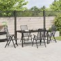 Conjunto de Comedor de Jardín 5 pcs Antracita Acero