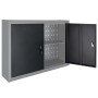Industrieller Wandwerkzeugschrank Metall grau und schwarz von vidaXL, Werkzeugschränke - Ref: Foro24-145365, Preis: 119,91 €,...