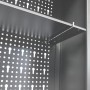 Industrieller Wandwerkzeugschrank Metall grau und schwarz von vidaXL, Werkzeugschränke - Ref: Foro24-145365, Preis: 119,91 €,...