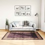 Alfombra lavable antideslizante negro y dorado 120x180 cm