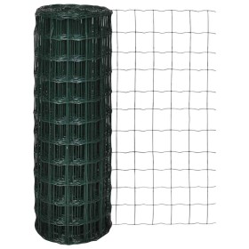 Set de euro valla acero verde 10x1,2 m