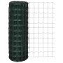 Set de euro valla acero verde 10x1,2 m