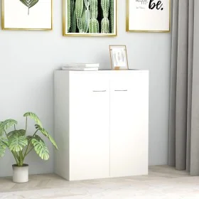 Weißes Sperrholz-Sideboard 60x30x75 cm von vidaXL, Sideboards - Ref: Foro24-800729, Preis: 59,17 €, Rabatt: %
