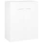 Weißes Sperrholz-Sideboard 60x30x75 cm von vidaXL, Sideboards - Ref: Foro24-800729, Preis: 60,12 €, Rabatt: %