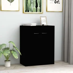 Sideboard aus schwarzem Sperrholz 60x30x75 cm von vidaXL, Sideboards - Ref: Foro24-800730, Preis: 53,00 €, Rabatt: %