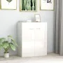 Hochglanzweißes Sperrholz-Sideboard 60x30x75 cm von vidaXL, Sideboards - Ref: Foro24-800735, Preis: 69,54 €, Rabatt: %