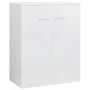 Hochglanzweißes Sperrholz-Sideboard 60x30x75 cm von vidaXL, Sideboards - Ref: Foro24-800735, Preis: 69,54 €, Rabatt: %