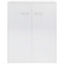 Glossy white plywood sideboard 60x30x75 cm by vidaXL, Sideboards - Ref: Foro24-800735, Price: 73,13 €, Discount: %