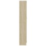 Vitrine aus Sonoma-Eichenholzwerkstoff, 82,5 x 30,5 x 185,5 cm von vidaXL, Bücherregale und Regale - Ref: Foro24-802771, Prei...
