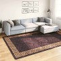 Alfombra lavable antideslizante negro y dorado 190x300 cm