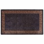 Alfombra lavable antideslizante negro y dorado 190x300 cm