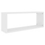 Cube wall shelf 2 pcs engineered wood white 60x15x23cm by vidaXL, Shelves and shelves - Ref: Foro24-807133, Price: 38,20 €, D...