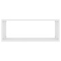 Cube wall shelf 2 pcs engineered wood white 60x15x23cm by vidaXL, Shelves and shelves - Ref: Foro24-807133, Price: 38,20 €, D...