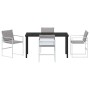 Conjunto de Comedor de Jardín 5 pcs 140 x 70 x 73 cm