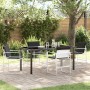 Conjunto de Comedor de Jardín 5 pcs 160 x 80 x 73 cm
