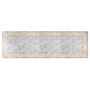 Alfombra lavable antideslizante gris 80x300 cm