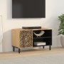 Mueble de TV madera maciza de mango 80x31x46 cm en Muebles TV | Comprar online en Foro24