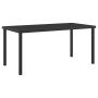 Conjunto de Comedor de Jardín 7 pcs Marrón Poliratán