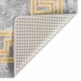 Alfombra lavable antideslizante gris 120x180 cm